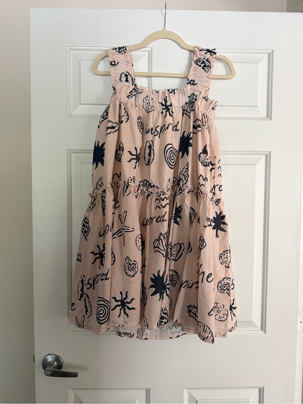 Umgee Mini Dress with Navy Nautical Print - Picture 4 of 6